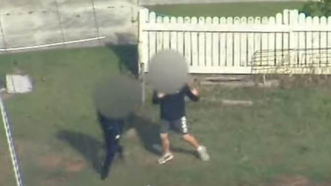 File picture: A dramatic arrest in Brisbane’s north. Picture: 9News