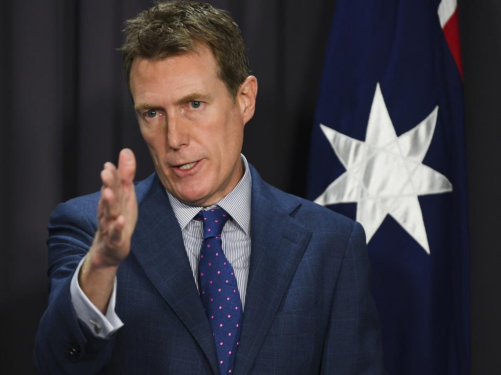 Attorney-General Christian Porter. Picture: Lukas Coch/AAP