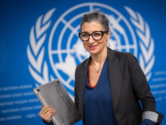 Francesca Albanese, the UN special rapporteur on the rights situation in the Palestinian territories, says she has faced threats over her work. Picture: AFP