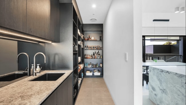 A butler panty forms part of the kitchen. Picture: Zanetto Builders/Supplied