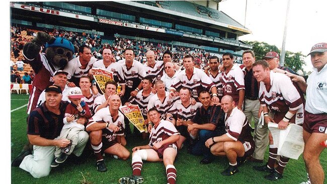 Burleigh Bears and their 1999 Queensland Cup-winning side.