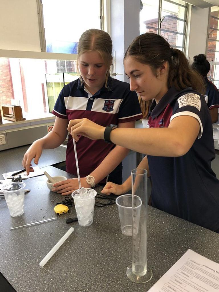 Students in Mackay participate in a QMEA science competition called Unearthed. Picture: Contributed