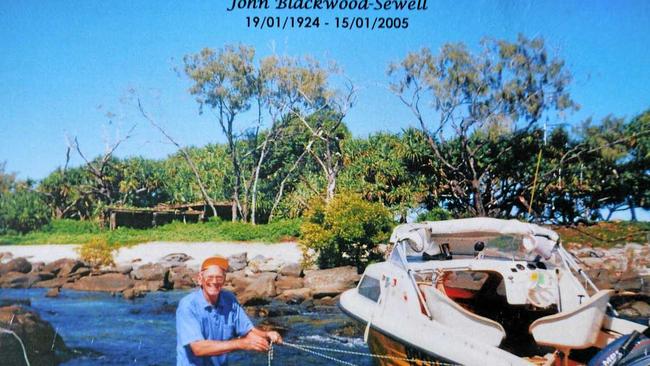 John Blackwood-Sewell knew how to dock his boat on the island. Picture: Contributed