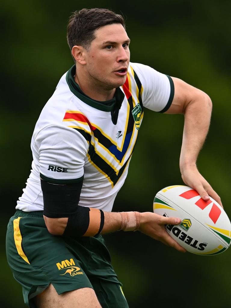 Mitchell Moses hasn’t played since State of Origin game three. Picture: Albert Perez/Getty Images