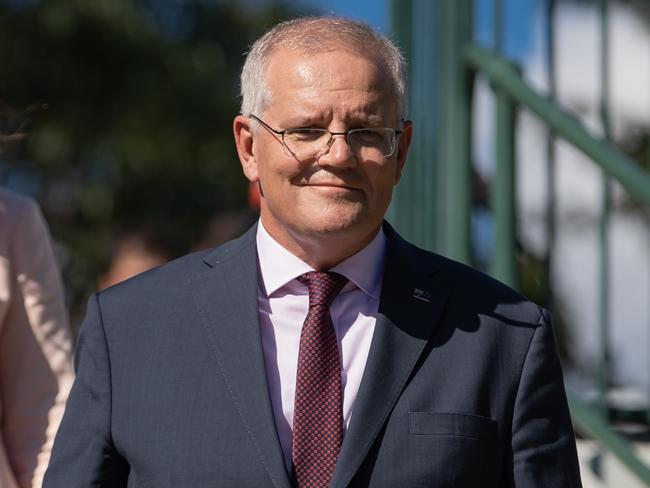 Prime Minister Scott Morrison has lashed Labor over its border protection policy. Picture: Jason Edwards