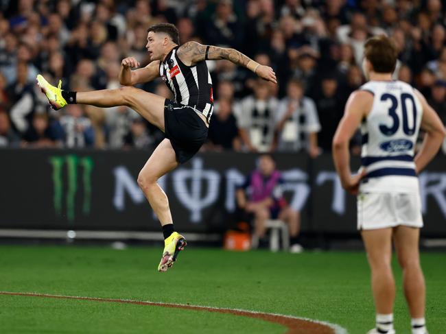 The Collingwood-Geelong epic was exclusive to Fox Footy. Picture: Getty Images