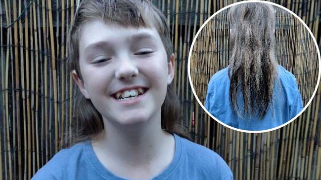 Nambour boy Kody Heyer has decided to chop his incredible mullet off to raise money for a good cause.