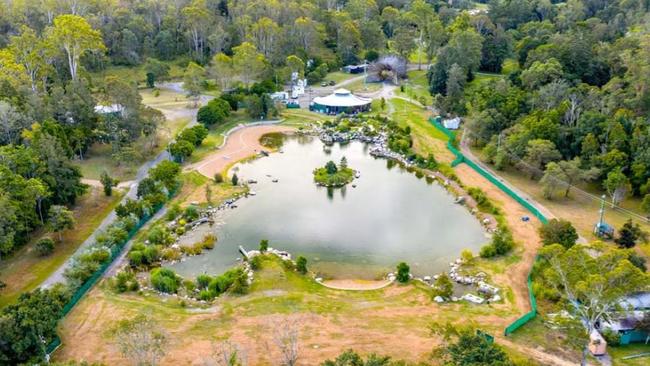 Waterscapes recreational pond in Woodford, Australia.