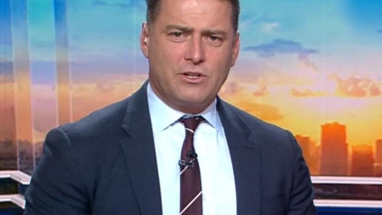 Karl Stefanovic on Today this morning.