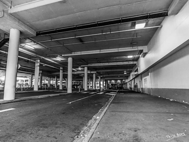 The entrance to Casuarina Square like you would never have seen it before. PHOTO: Thijs Bors