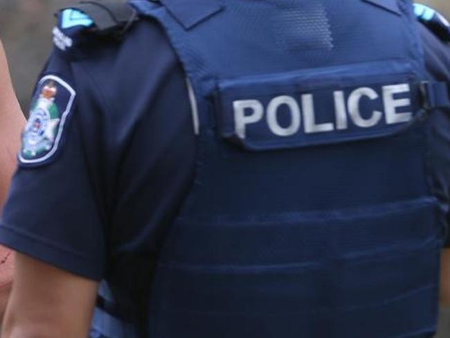 Generic images of Queensland Police vehicles, police tape and police uniform