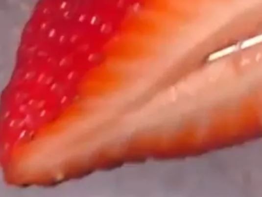 Needles found in strawberries sold at Woolworths at Meadowbrook in Brisbane