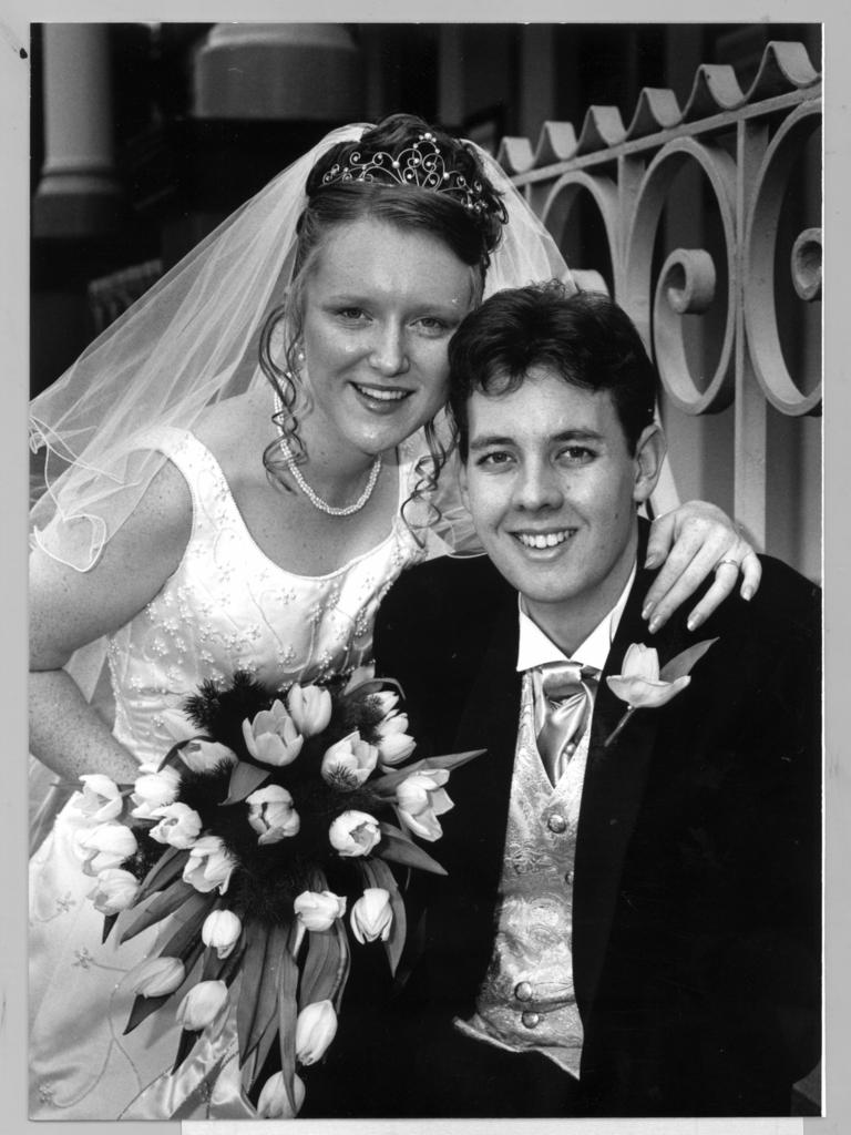 Jonathan Hughes and Michelle Pearce were married on May 7, 2000.