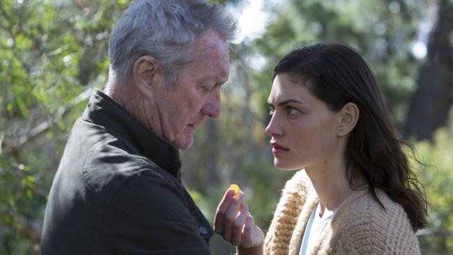 Bryan Brown will be honoured at this week's 2018 AACTA awards, ahead of starring alongside Phoebe Tonkin in Stan drama series, Bloom. Picture: Stan