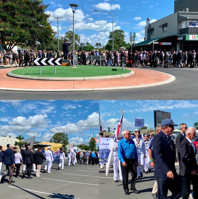 Hundreds gather in Hervey Bay for Anzac March