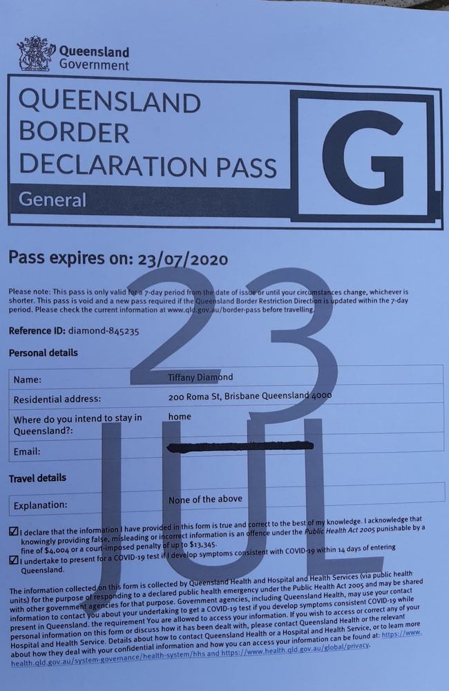 How the new pass will look. Picture: Brianna Morris-Grant.