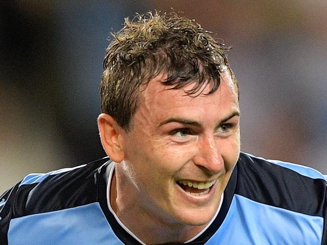 SYDNEY, AUSTRALIA - NOVEMBER 25:  Sebastian Ryall of Sydney celebrates scoring a goal during the round eight A-League match between Sydney FC and the Brisbane Roar at Allianz Stadium on November 25, 2017 in Sydney, Australia.  (Photo by Brett Hemmings/Getty Images)