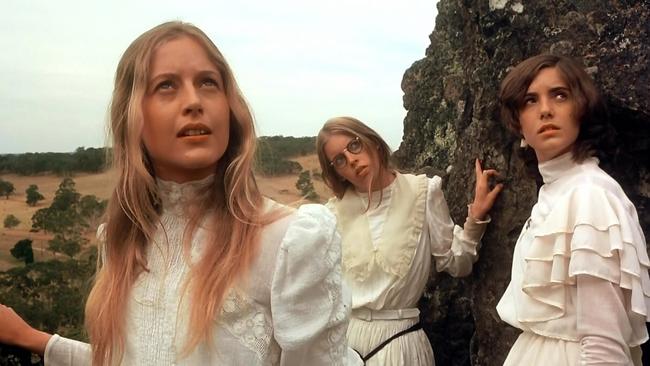 Anne-Louise Lambert, Karen Robson, and Jane Vallis in Picnic at Hanging Rock (1975)