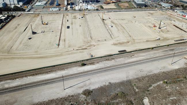 The construction of massive assembly halls will soon be underway as part of the Osborne South Naval Shipyard redevelopment.