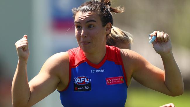 Bonnie Toogood has reinvented herself in her third AFLW season. Picture: Getty Images