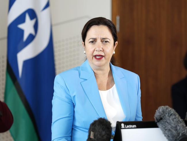 Queensland Premier Annastacia Palaszczuk has pledged to do whatever it takes to keep the UK strain out of the community. Picture: NCA NewsWire / Josh Woning