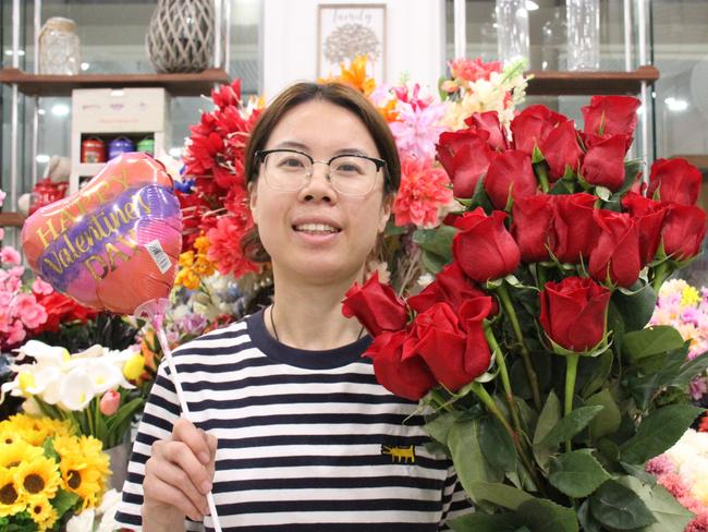 Alice Springs Phone a Flower owner Liza Jiang. Picture: Gera Kazakov