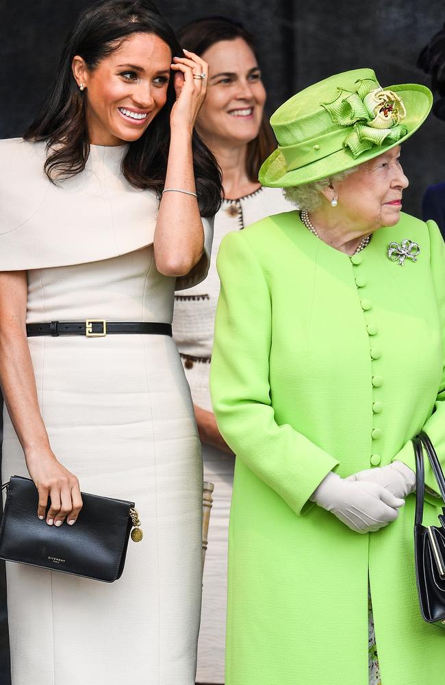 Meghan Markle and Queen Elizabeth in 2018. Picture: Getty Images