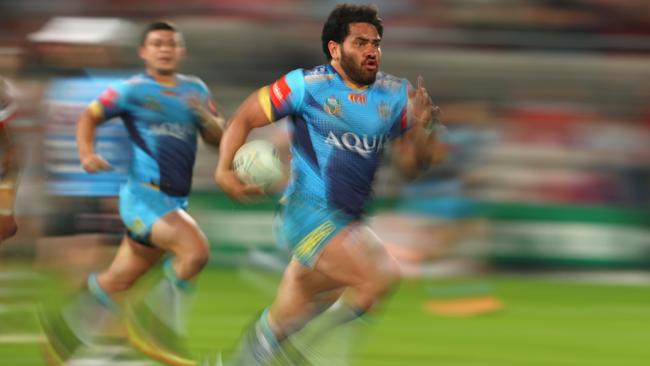 Konrad Hurrell had his best game for the Titans.