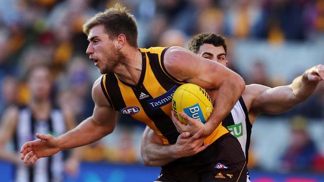 Ryan Schoenmakers has had opportunities to leave Hawthorn but has decided to stay. Picture: Michael Klein