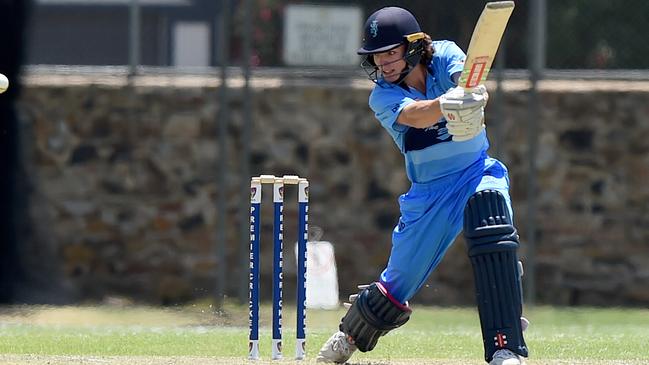 Thomas Kelly batting for Sturt last season. Picture: Naomi Jellicoe