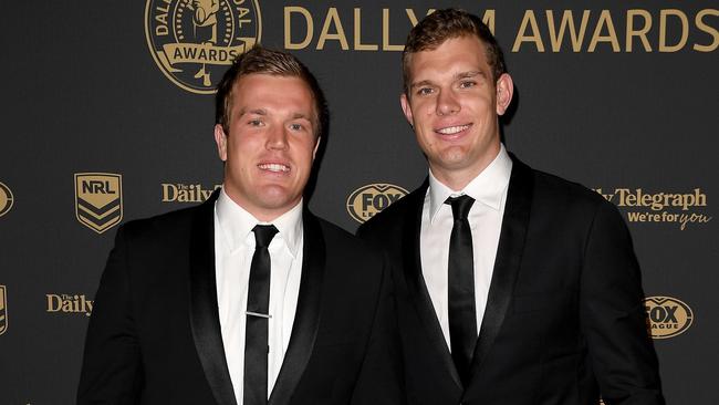 Jake and Tom Trbojevic could have earned more money had they entertained offers from rival NRL clubs. Picture: AAP Image/Dan Himbrechts