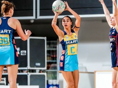 Rising Gold Coast netballer Dakota Newson. Photo: Titans Netball.