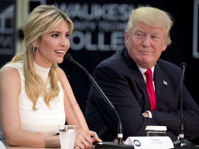 Julie Bishop said she found it “interesting” that Donald Trump had produced a daughter like Ivanka. Picture: AP/Andrew Harnik