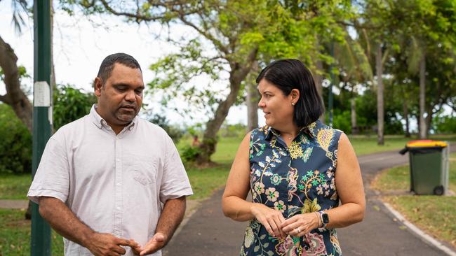 Chief Minister Natasha Fyles successfully led her team to victory in the Arafura by-election earlier this year, with Manuel Brown achieving a landslide win. Picture: Pema Tamang Pakhrin