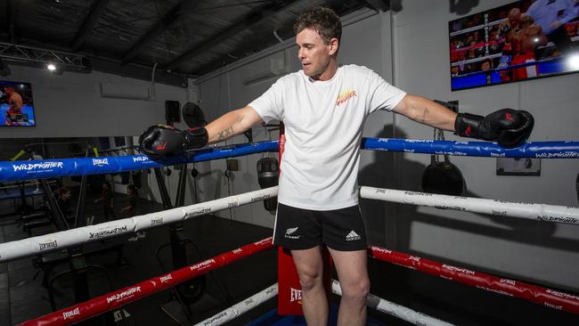 Mooney will fight former Essendon big man Tom Bellchambers on May 24. Picture: Alan Barber