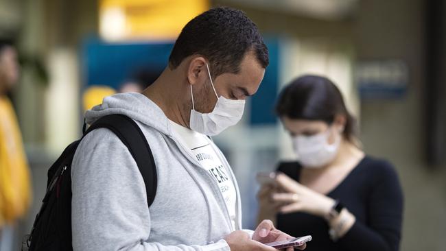 Optus, Telstra, Vodafone and Apple are all either facing delays or completely out of iPhone, AirPods or Samsung Galaxy stock due to the impact of the coronavirus. Picture: Andre Penner