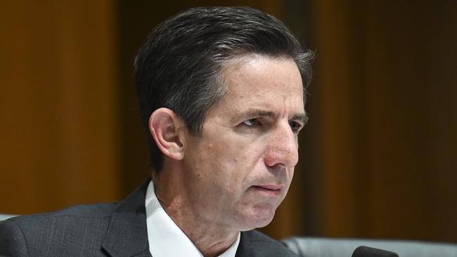 Senator Simon Birmingham. Picture: NCA NewsWire / Martin Ollman