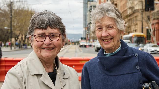 South Australians gathered at Parliament House, North Tce, to witness the Proclamation of the ascension of King Charles III. Picture: Matt Loxton