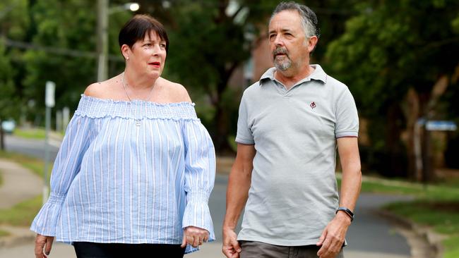 Development concerns: Sue and Mark Dodds in Telopea. (AAP IMAGE/ Angelo Velardo)