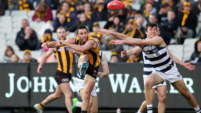 Hawthorn made the most of its chances against the Cats. Picture: Michael Klein