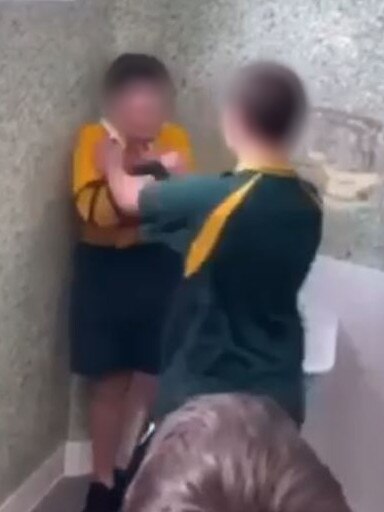 A year 7 student was reported over a vicious bathroom attack.