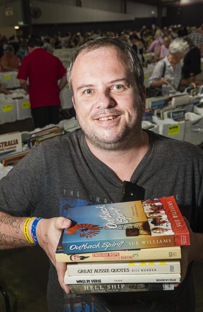 Peter Malone at The Chronicle Lifeline Bookfest at Toowoomba Showgrounds, Saturday, March 2, 2024. Picture: Kevin Farmer