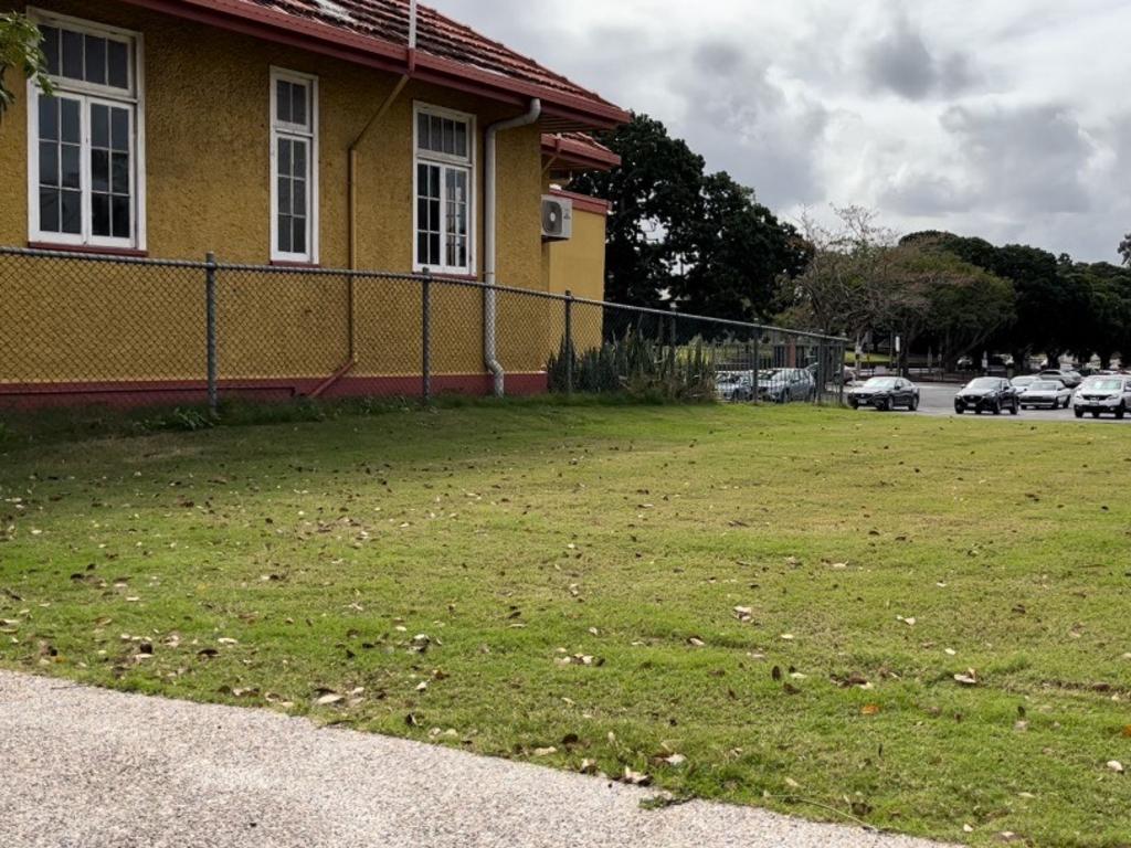 The green space where the Maryborough council administration centre once stood.