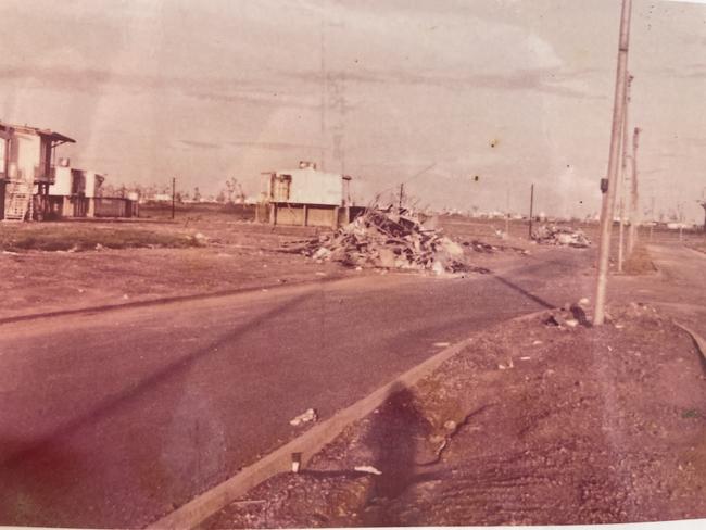 Pictures taken by Peter Haigh after Cyclone Tracy in 1974