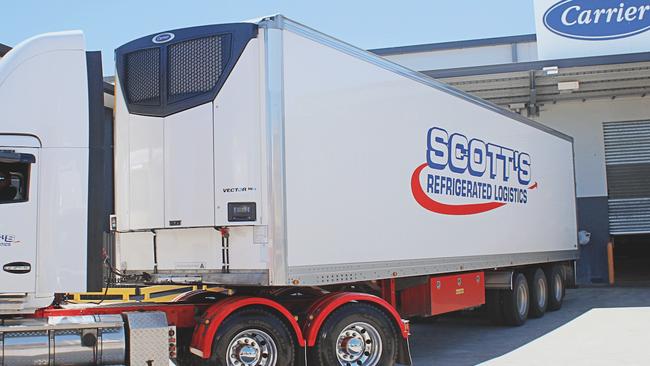 Scott’s Refrigerated Logistics Group collapsed into receivership on Monday.