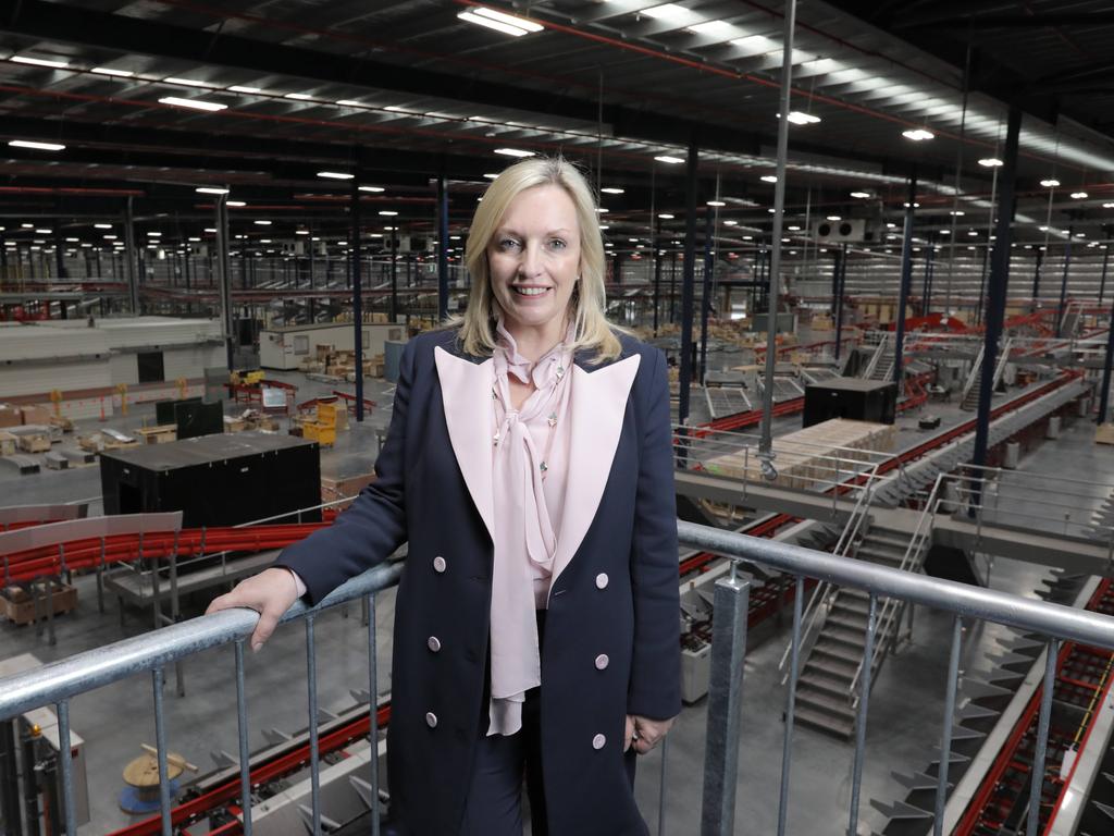 Australia Post chief executive Christine Holgate. Picture Mark Cranitch.