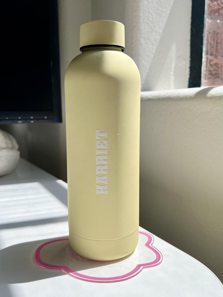 Beysis Personalised Water Bottle 500ml. Picture: Harriet Amurao/Supplied