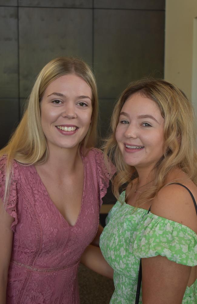 L-R: Amy Ford and Brooke Bovero at 2022 International Women's Day Business Lunch in Mackay. Picture: Rae Wilson