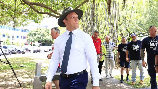 Premier Steven Miles out and about in Cairns. Pics Adam Head