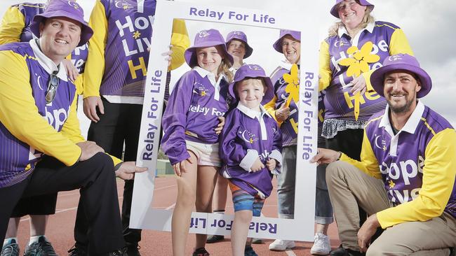 The Millar team at last year’s event. The team, from left, are: Aaron Millar, Vicki Millar, Brayden Voss, Oliver Rhodes, 4, Blake Voss, 12, Ruby Rhodes 8, Ann Millar, Linda Voss and Clinton Millar. Picture: MATHEW FARRELL